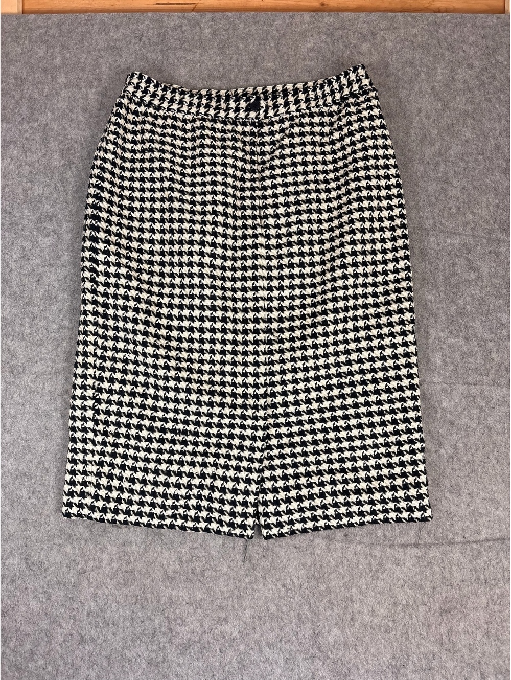Doncaster silk houndstooth skirt womens size 12